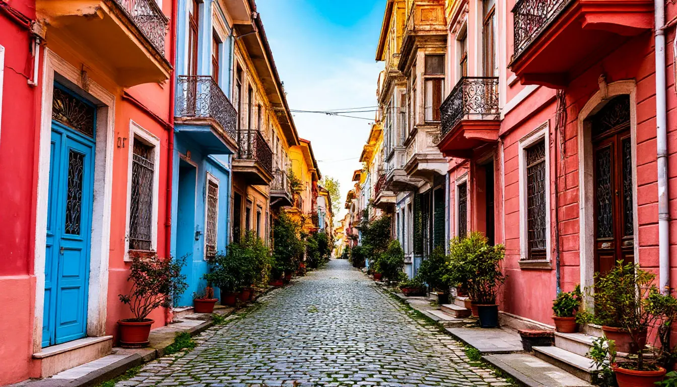 Balat’ın renkli sokakları