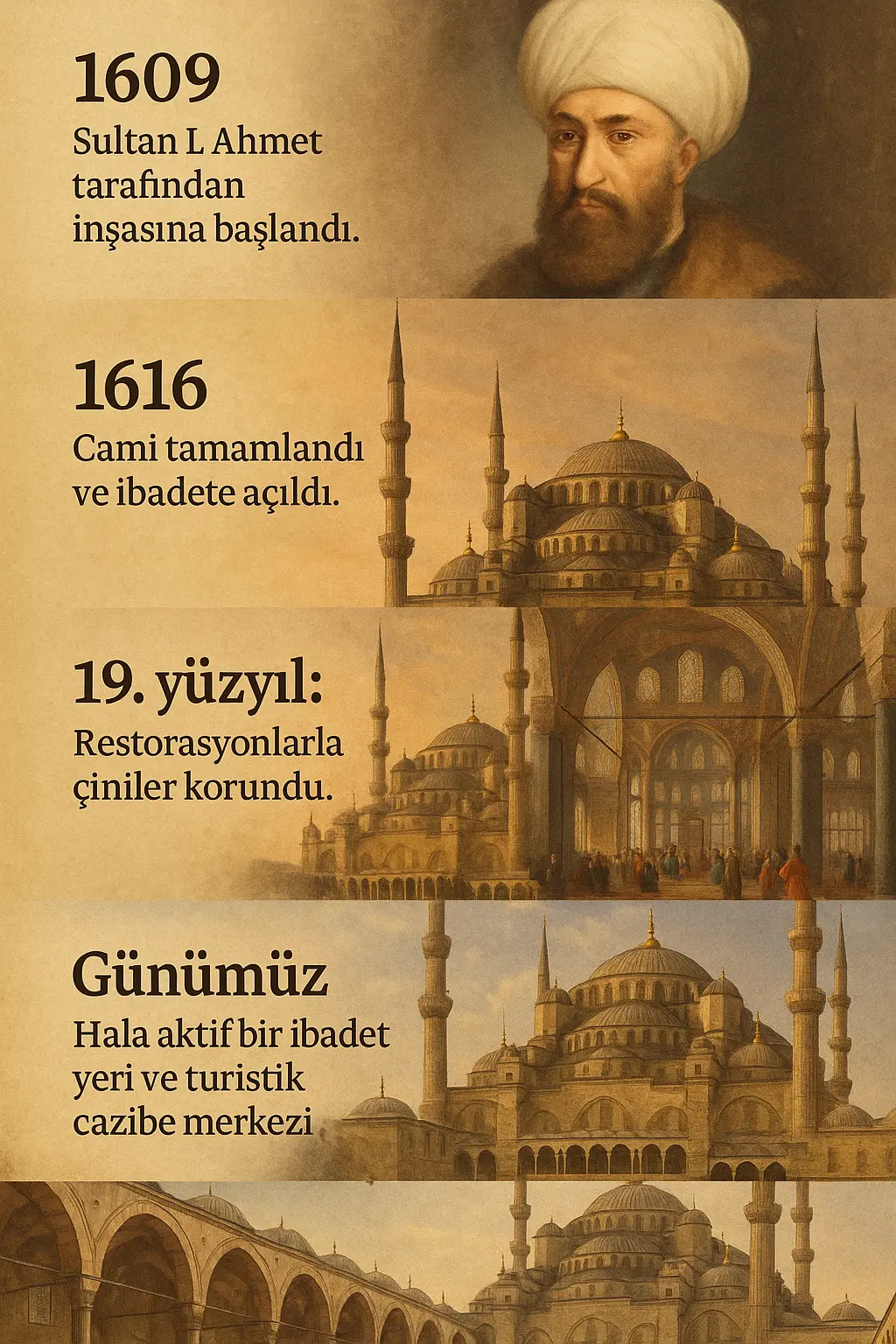 Sultanahmet Camii tarihi