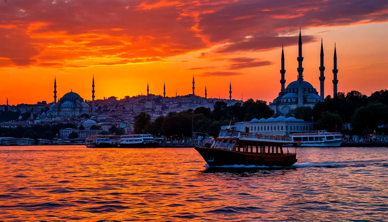 Boğaz’da gün batımı