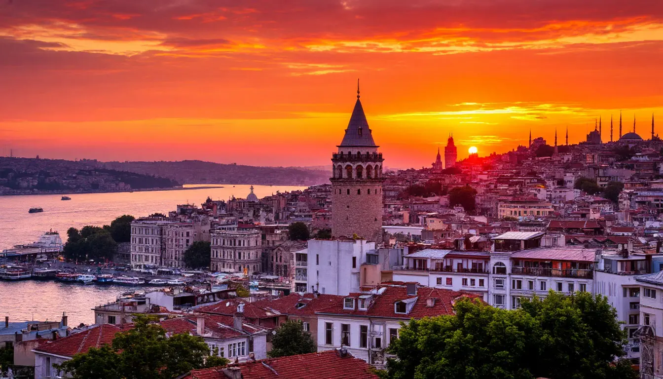 Galata’da manzara